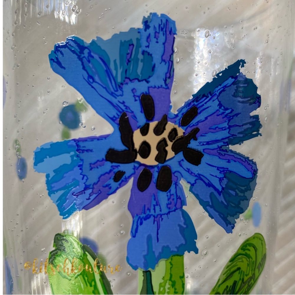 Anthropologie Carolyn Gavin Flourish Glass - Picture 7 of 9